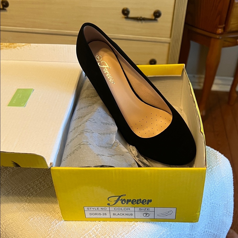 Forever Link Classic Black Wedge